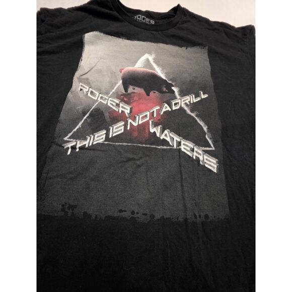 Roger Waters Men's Size 2XL 2022 This Is Not A Drill Black Short Sleeve Tour... - Picture 2 of 5